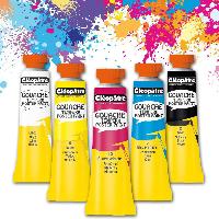5 Tuben Cleopatre NEFERTARI Gouache Farbe