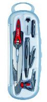 Maped Zirkelkasten Stop System, 5-teilig, grau