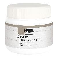 KREUL Kreidefarbe Chalky, Snow White, 150 ml