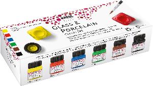 KREUL Porzellanfarbe "Porcelain brillant", Creativset