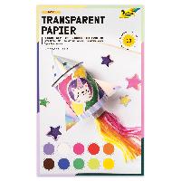 folia Transparentpapiermappe, 185 x 297 mm, 10 Blatt