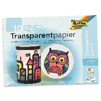 folia Transparentpapier-Bastelheft, 200 x 300 mm, 10 Blatt