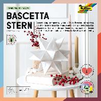 folia Faltbl�tter Bascetta-Stern, wei�-transparent 150 x...