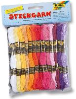 Folia - Stickgarn 52 Docken � 8 m in 26 Farben
