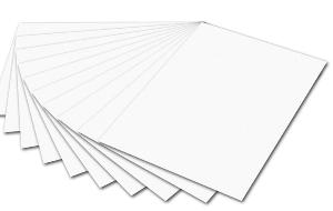 #10xfolia Fotokarton, (B)500 x (H)700 mm, 300 g/qm, wei�