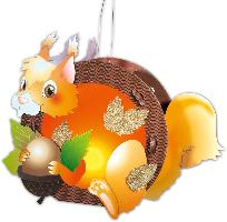 folia Laternen-Bastelset "Eichh�rnchen"