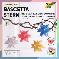 folia Faltbl�tter Bascetta-Stern, 75 x 75 mm, pastell