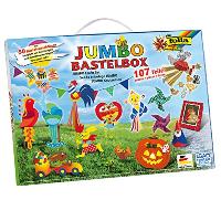 folia Bastelpapier-Koffer Jumbo, 107-teilig