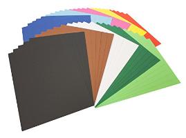 folia Fotokarton, DIN A4, 300 g/qm, farbig sortiert, 50 ...
