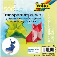 folia Transparentpapier-Faltbl�tter, 150 x 150 mm