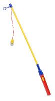 Laternenstab elektrisch 50cm gelb blau rot