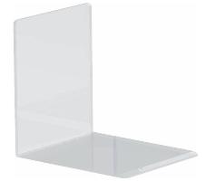 MAUL Buchstütze aus Acryl, glasklar, 80 x 100 x 100 mm