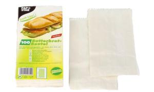 PAPSTAR Butterbrotbeutel, (B)100 x (T)30 x (H)210 mm