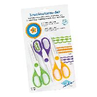 WEDO Konturenscheren-Set, 3er Set, farbig sortiert