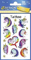 Avery Zweckform - Tattoo Aufkleber - Einhorn - 56767