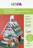 HEYDA Knusperhaus-Bastelset, aus wei�em Karton