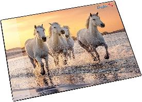 L�ufer Schreibunterlage Pferde am Strand, 400 x 530 mm