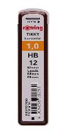 rotring Druckbleistift-Minen Tikky 1,0 mm, H�rtegrad: HB