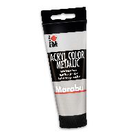 Marabu Acrylfarbe Acryl Color, 100 ml, silber 082