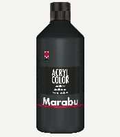 Marabu Acrylfarbe Acryl Color, 500 ml, schwarz 073