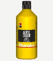 Marabu Acrylfarbe Acryl Color, 500 ml, gelb 019