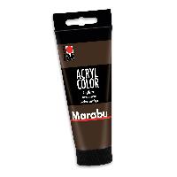 Marabu Acrylfarbe Acryl Color, 100 ml, dunkelbraun 045