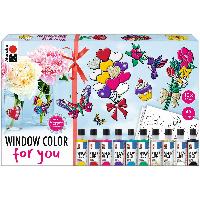 Marabu Window Color "fun & fancy", Set FOR YOU