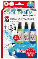 Marabu Textilspr�hfarbe "Fashion-Spray", Set COOL DENIM