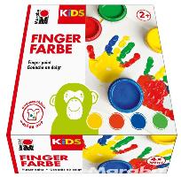Marabu KiDS Fingerfarbe, 100 ml, 4er Set