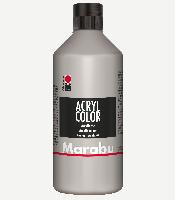Marabu Acrylfarbe Acryl Color, 500 ml, silber 082