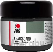 Marabu CHALKBOARD Tafelfarbe, Tafel Schwarz 875, 225 ml
