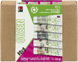 Marabu Green Wasserbasierte Alkydfarbe, Boho-Set