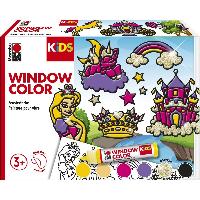 Marabu KiDS Window Color Set Prinzessin, 6 x 25 ml Fenst...