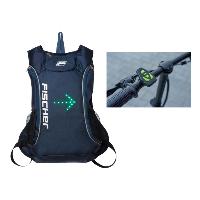 FISCHER Rucksack mit Blinkfunktion, dunkelblau