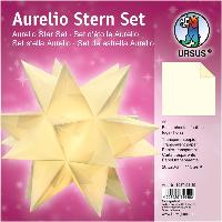 URSUS Faltbl�tter Aurelio Stern, creme, 200 x 200 mm