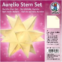 URSUS Faltbl�tter Aurelio Stern, creme, 150 x 150 mm