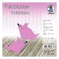 URSUS Faltbl�tter Intensiv Universal 15x15cm 100 Blatt PINK