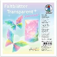 Ursus Faltblatt Transparent Papier FEENSTAUB 115g/qm 15x...