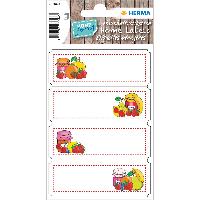HERMA 3644 Haushalts-Etiketten Fruchtauswahl, 76 x 28 mm...
