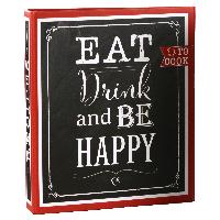 Ringbuch Rezepte 2-Ring Motiv Eat,Drink and be Happy sch...