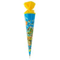 Goldbuch Schult�te mit Weltkarten Motiv 70cm Lackkarton ...