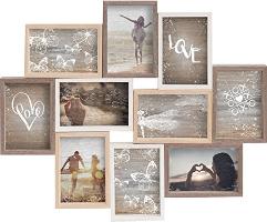 Nielsen Collage Mixed Colours 10 10x10x15 Holz Galerie  ...