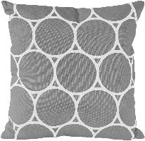 Nielsen Kissenbezug Circle 45x45 hellgrau/wei�, Alloy ...