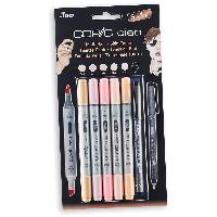 COPIC Hobbymarker ciao 5+1 Set, Hautfarben