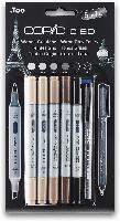 COPIC Marker ciao, 5+1 Set "Warme Graut�ne"