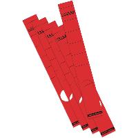 R�ckenschild sk 10er 36x290mm lang schmal rot