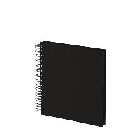 R�ssler SOHO Fotospiralbuch 18x18cm schwarz