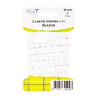Elastik-Gummilitze, 10mm x 2m auf Karte, wei�