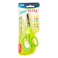Scheren mit Motivdruck 13cm, Motiv FLOWER gr�n
