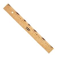 Holzlineal 30cm mit Metallkante HOLZLINEAL